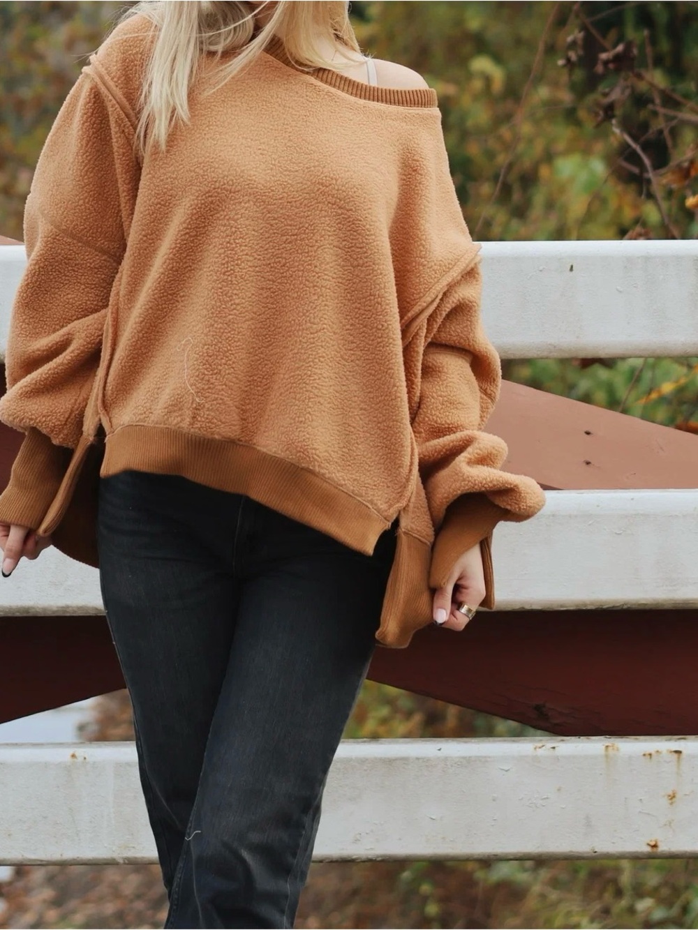 NWOT Free People Cozy Camden Sweatshirt